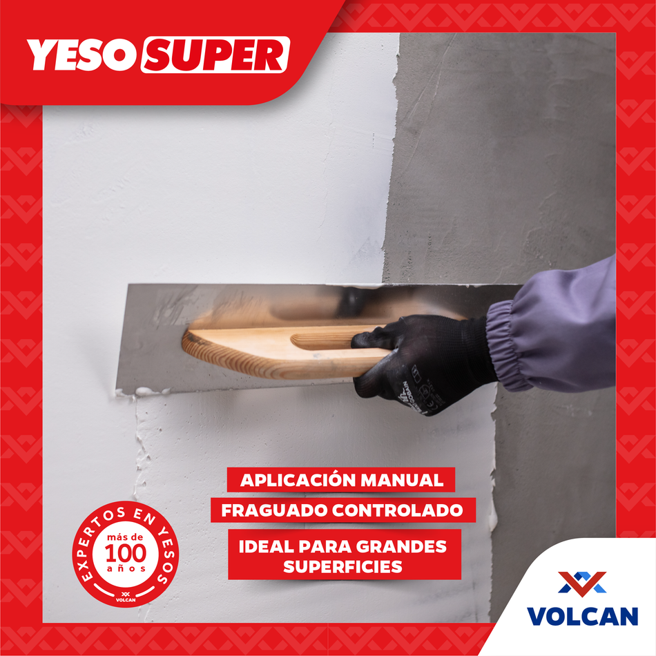 Yeso Super saco 25 KGS