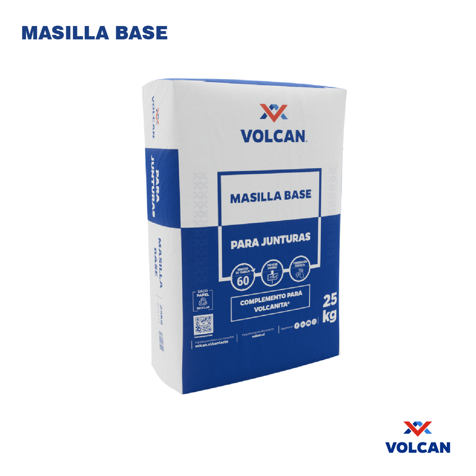 Masilla Base para Junturas Saco 25 Kg