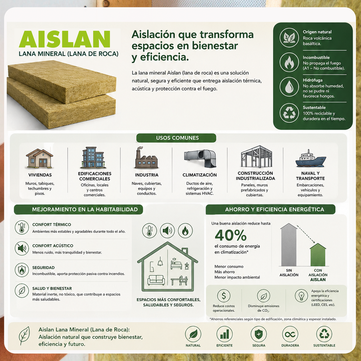 Aislan Colchoneta Libre R94 E40 0,5x1,2 (12m2) – Tienda Volcán