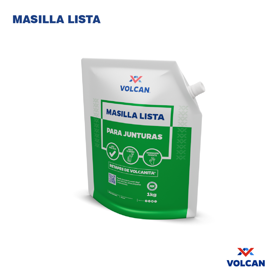 Masilla Lista Volcán Doypack 1kg
