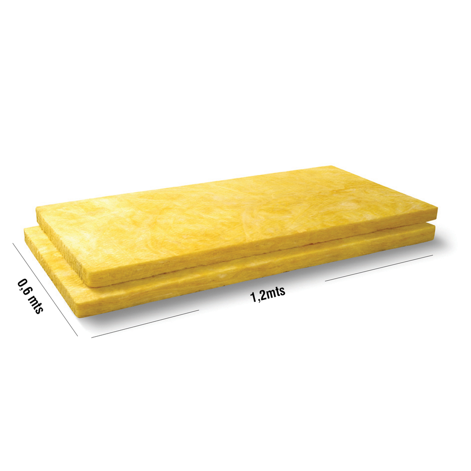 Lana de Vidrio Aislanglass Panel Libre 50 mm R100/131 0,6 x 1,2 m (12 paneles)