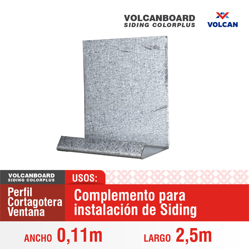 Corta Gotera Ventana 0,11 m x 2,5 m