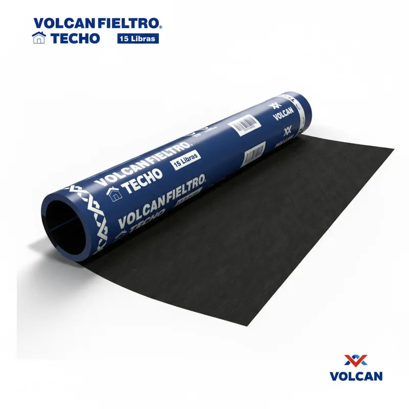 Fieltro Asfáltico Liso 15Lbs 40M2
