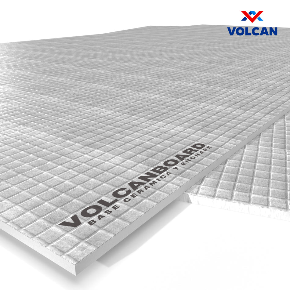 Fibrocemento Volcanboard para cerámica y enchapes 6 mm x 1,2 x 2,4 m