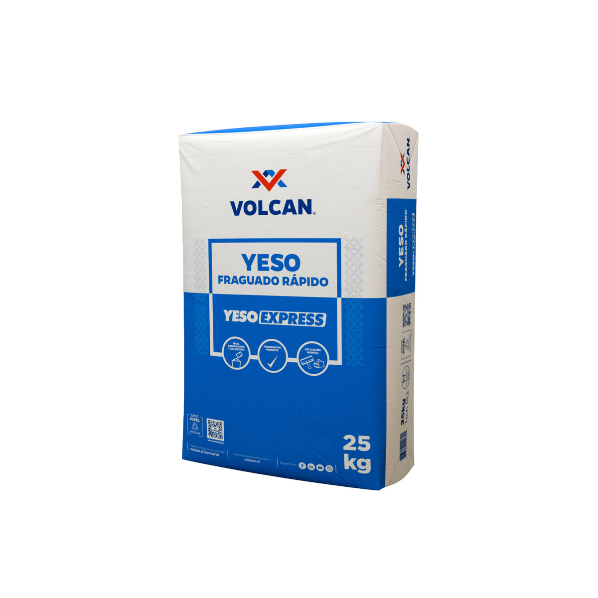 Yeso Express saco 25 KGS – Tienda Volcán